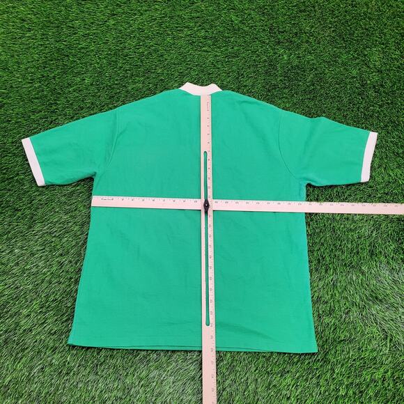 Vintage 70s SEARS MOD Shirt Women Large 21x26 Perma-Prest USA - Picture 4 of 11